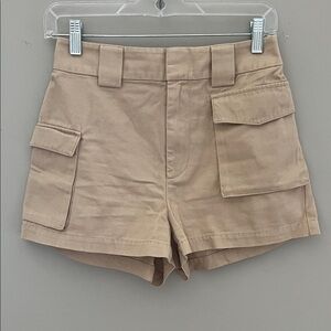 TNA Beige Women's Cargo Shorts